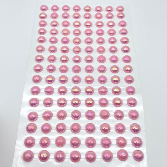 Halvperleklistermærker 8mm