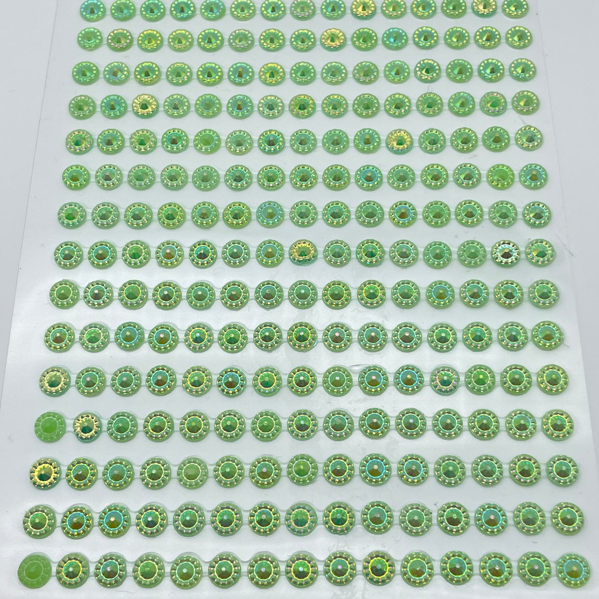 Halvperle blomsterklistermærker 4mm
