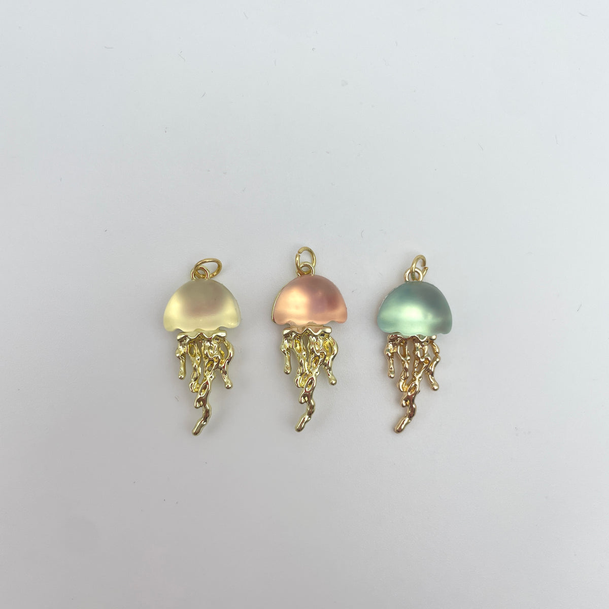 Vandmand vedhæng/charm, guld, nikkelfri, 25 x 13 mm, i 3 farver til smykker – billede 7