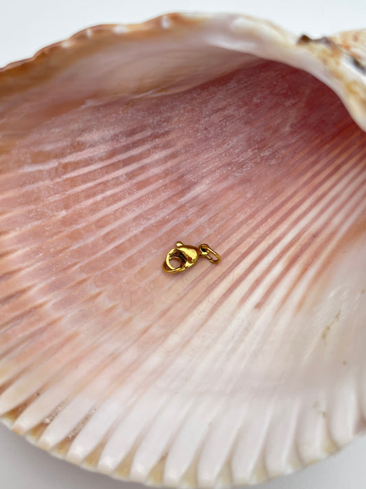Karabinlås til halskæde og armbånd, 10 x 5 mm, nikkelfri