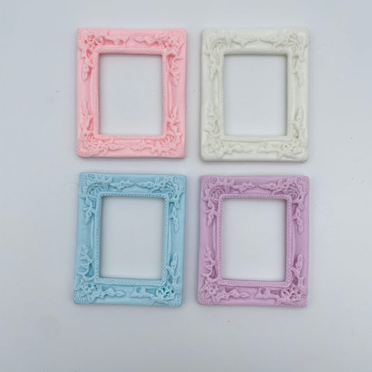 Miniature rammer i pastelfaer