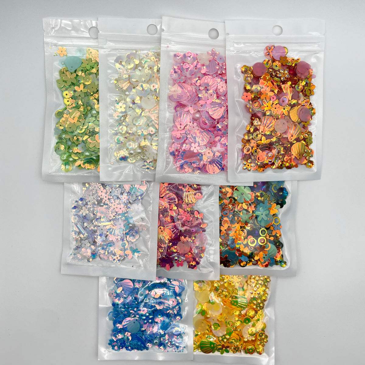 Pailletmix (flere farver)