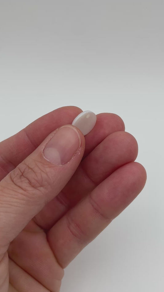Perlemorspaillet, vedhæng/charm, 12,5mm, til smykker